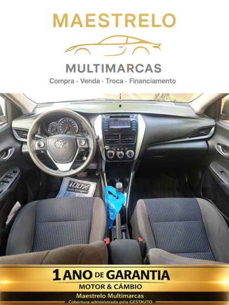 TOYOTA Yaris Sedan 1.5 16V 4P FLEX XL LIVE MULTIDRIVE AUTOM�TICO CVT, Foto 10