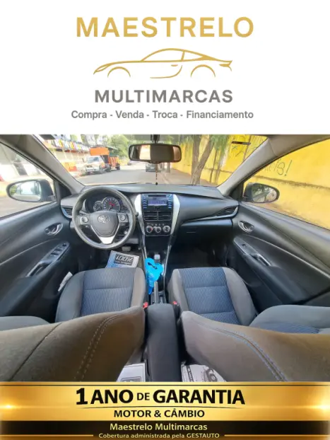 TOYOTA Yaris Sedan 1.5 16V 4P FLEX XL LIVE MULTIDRIVE AUTOM�TICO CVT, Foto 11