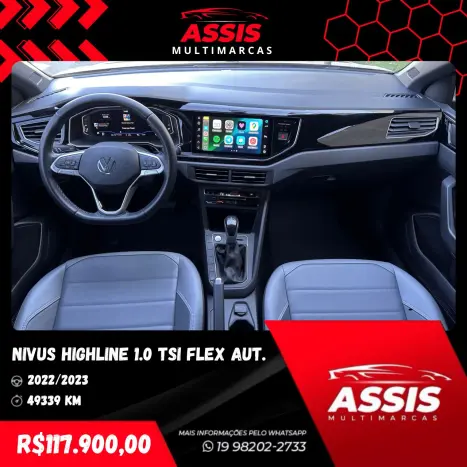 VOLKSWAGEN Nivus 1.0 4P FLEX 200 TSI HIGHLINE TURBO AUTOMTICO, Foto 9