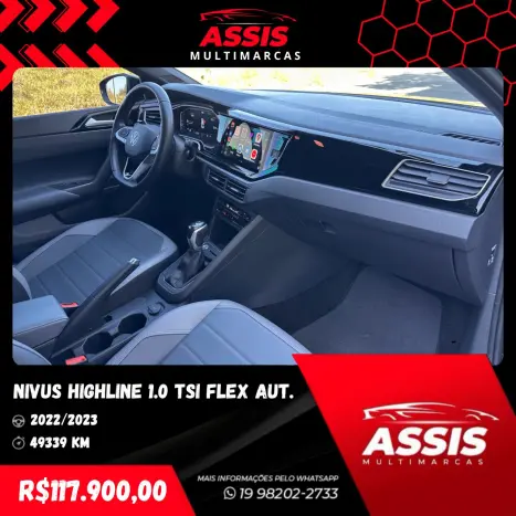 VOLKSWAGEN Nivus 1.0 4P FLEX 200 TSI HIGHLINE TURBO AUTOMTICO, Foto 10