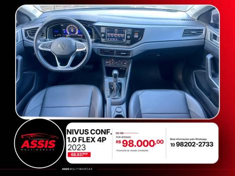 VOLKSWAGEN Nivus 1.0 4P FLEX 200 TSI COMFORTLINE TURBO AUTOM�TICO, Foto 9