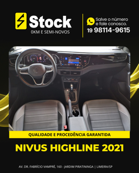 VOLKSWAGEN Nivus 1.0 4P FLEX 200 TSI HIGHLINE TURBO AUTOM�TICO, Foto 5