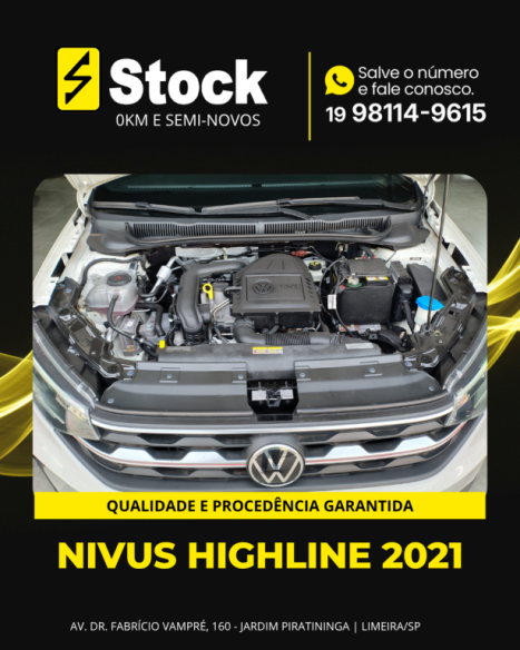 VOLKSWAGEN Nivus 1.0 4P FLEX 200 TSI HIGHLINE TURBO AUTOM�TICO, Foto 8