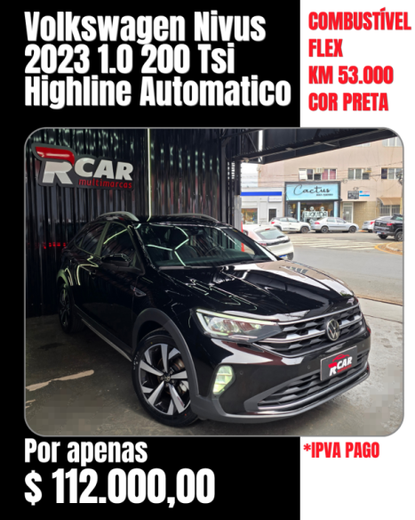 VOLKSWAGEN Nivus 1.0 4P FLEX 200 TSI HIGHLINE TURBO AUTOM�TICO, Foto 1