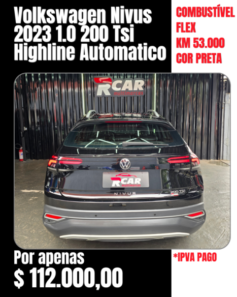 VOLKSWAGEN Nivus 1.0 4P FLEX 200 TSI HIGHLINE TURBO AUTOM�TICO, Foto 4
