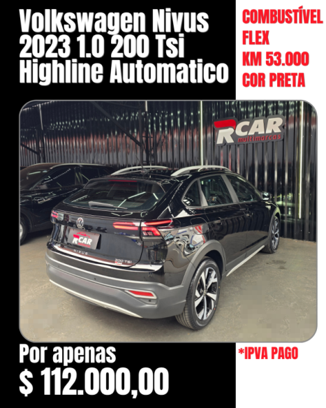 VOLKSWAGEN Nivus 1.0 4P FLEX 200 TSI HIGHLINE TURBO AUTOM�TICO, Foto 5