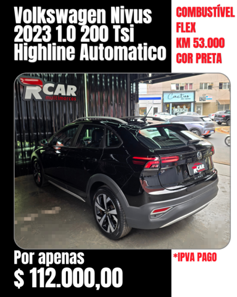 VOLKSWAGEN Nivus 1.0 4P FLEX 200 TSI HIGHLINE TURBO AUTOM�TICO, Foto 6