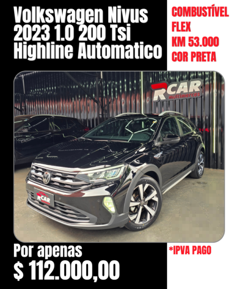 VOLKSWAGEN Nivus 1.0 4P FLEX 200 TSI HIGHLINE TURBO AUTOM�TICO, Foto 9