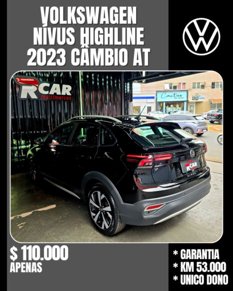 VOLKSWAGEN Nivus 1.0 4P FLEX 200 TSI HIGHLINE TURBO AUTOMÁTICO, Foto 3