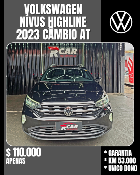 VOLKSWAGEN Nivus 1.0 4P FLEX 200 TSI HIGHLINE TURBO AUTOMÁTICO, Foto 8