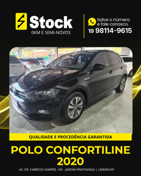 VOLKSWAGEN Polo Hatch 1.0 12V 4P 200 TSI  COMFORTLINE AUTOM�TICO, Foto 2