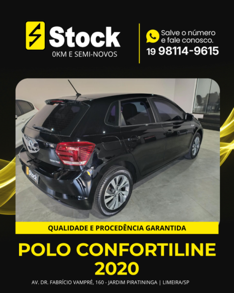 VOLKSWAGEN Polo Hatch 1.0 12V 4P 200 TSI  COMFORTLINE AUTOM�TICO, Foto 4
