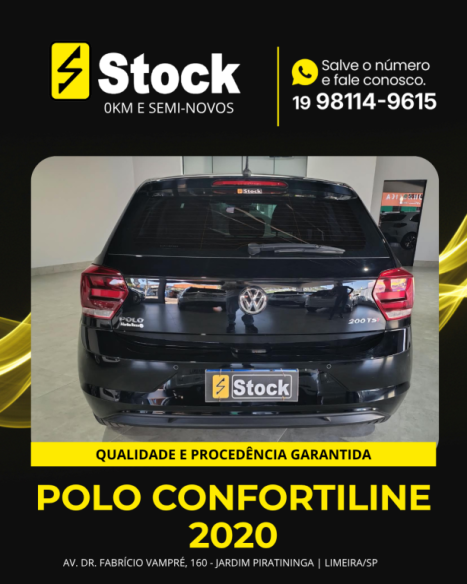 VOLKSWAGEN Polo Hatch 1.0 12V 4P 200 TSI  COMFORTLINE AUTOM�TICO, Foto 6