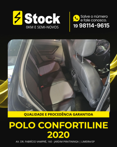 VOLKSWAGEN Polo Hatch 1.0 12V 4P 200 TSI  COMFORTLINE AUTOM�TICO, Foto 9