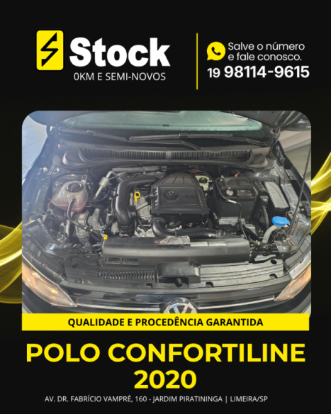 VOLKSWAGEN Polo Hatch 1.0 12V 4P 200 TSI  COMFORTLINE AUTOM�TICO, Foto 10