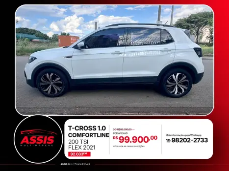 VOLKSWAGEN T-Cross 1.0 4P 200 TSI FLEX COMFORTLINE AUTOM�TICO, Foto 4