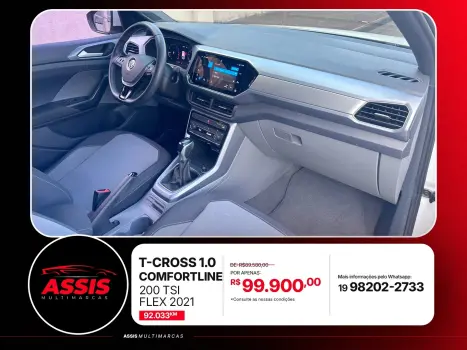 VOLKSWAGEN T-Cross 1.0 4P 200 TSI FLEX COMFORTLINE AUTOM�TICO, Foto 10