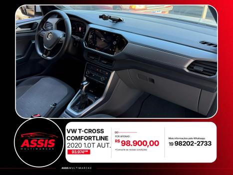 VOLKSWAGEN T-Cross 1.0 4P 200 TSI FLEX COMFORTLINE AUTOMÁTICO, Foto 10