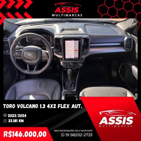 FIAT Toro 1.3 16V 4P FLEX 270 TURBO VOLCANO AUTOMTICO, Foto 9