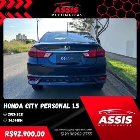 HONDA City Sedan 1.5 16V 4P PERSONAL FLEX AUTOMTICO, Foto 6