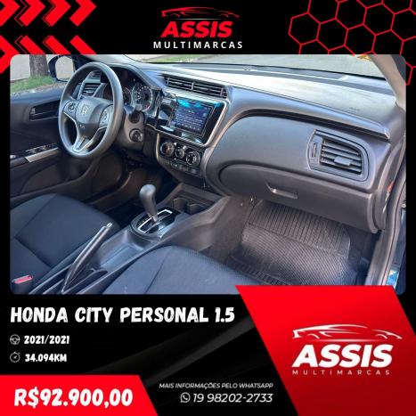 HONDA City Sedan 1.5 16V 4P PERSONAL FLEX AUTOMTICO, Foto 10