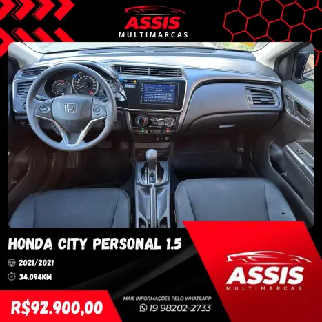 HONDA City Sedan 1.5 16V 4P LX FLEX AUTOMTICO, Foto 9