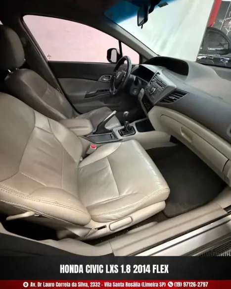 HONDA Civic 1.8 16V 4P FLEX LXS, Foto 8