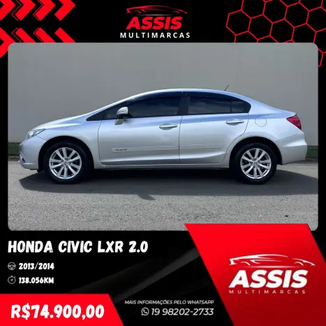 HONDA Civic 2.0 16V 4P FLEX LXR AUTOMTICO, Foto 4