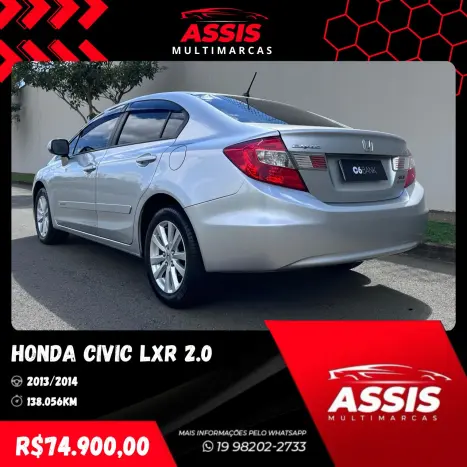 HONDA Civic 2.0 16V 4P FLEX LXR AUTOMTICO, Foto 5