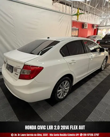 HONDA Civic 2.0 16V 4P FLEX LXR AUTOMTICO, Foto 4