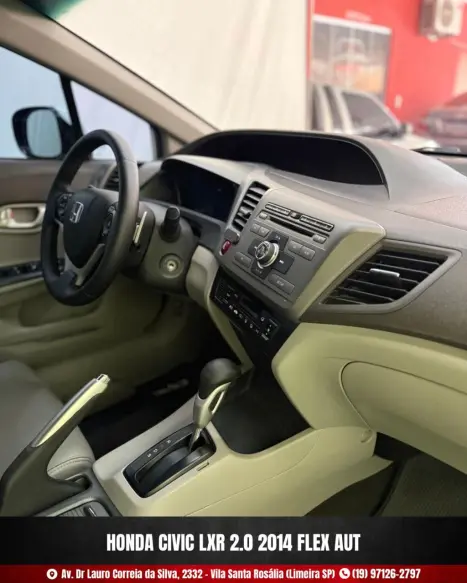 HONDA Civic 2.0 16V 4P FLEX LXR AUTOMTICO, Foto 6
