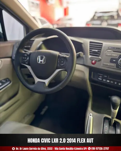 HONDA Civic 2.0 16V 4P FLEX LXR AUTOMTICO, Foto 7