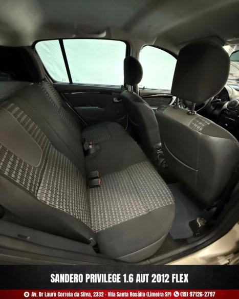 RENAULT Sandero 1.6 4P FLEX PRIVILGE AUTOMTICO, Foto 9