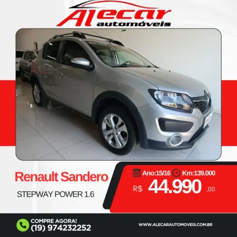RENAULT Sandero 1.6 4P FLEX STEPWAY EASY-R AUTOMATIZADO, Foto 1