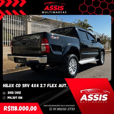 TOYOTA Hilux Caminhonete 2.7 16V 4P SRV FLEX 4X4  CABINE DUPLA AUTOMTICO, Foto 7