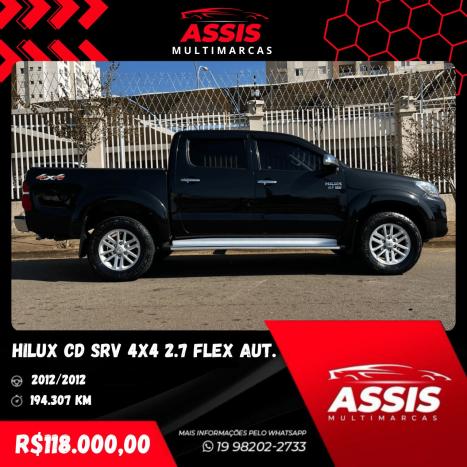 TOYOTA Hilux Caminhonete 2.7 16V 4P SRV FLEX 4X4  CABINE DUPLA AUTOMTICO, Foto 8