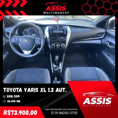 TOYOTA Yaris Hatch 1.3 16V 4P FLEX XL MULTIDRIVE AUTOMTICO CVT, Foto 9