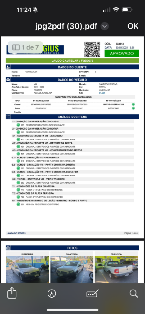 VOLKSWAGEN Saveiro 1.6 G4 FLEX, Foto 8