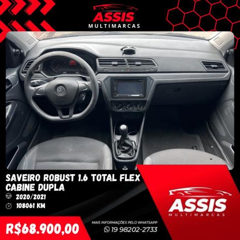 VOLKSWAGEN Saveiro 1.6 16V FLEX MSI ROBUST CABINE DUPLA, Foto 9
