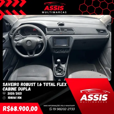 VOLKSWAGEN Saveiro 1.6 FLEX MSI ROBUST CABINE DUPLA, Foto 9