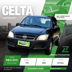 CHEVROLET Celta 1.0 4P VHC FLEX LIFE 