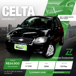 CHEVROLET Celta 1.0 4P LT VHCE FLEX