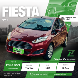 FORD Fiesta Hatch 1.6 16V 4P FLEX TITANIUM POWERSHIFT AUTOMTICO