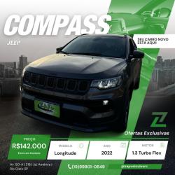 JEEP Compass 1.3 16V 4P FLEX LONGITUDE 80 ANOS T270 TURBO AUTOMTICO