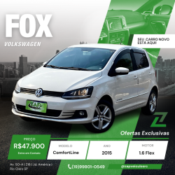 VOLKSWAGEN Fox 1.6 4P COMFORTLINE FLEX