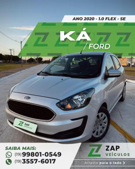 FORD Ka Hatch 1.0 12V 4P FLEX TI-VCT SE, Foto 1