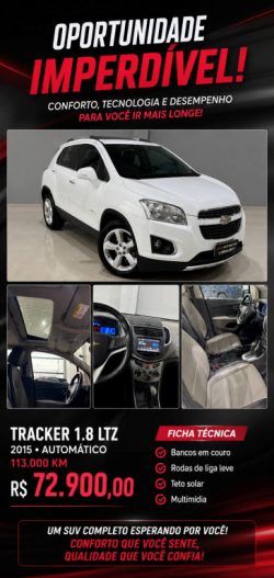 CHEVROLET Tracker 1.8 16V 4P FLEX LTZ AUTOM�TICO