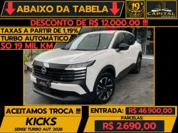 NISSAN Kicks 1.0 12V 4P FLEX SENSE TURBO DCT AUTOMÁTICO