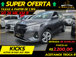 NISSAN Kicks 1.6 16V 4P FLEX ACTIVE X-TRONIC AUTOM�TICO CVT