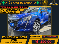 PEUGEOT 208 1.6 16V 4P FLEX ACTIVE AUTOM�TICO